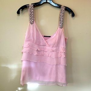 Elie Tahari - Pink Blouse - Size Petite Medium